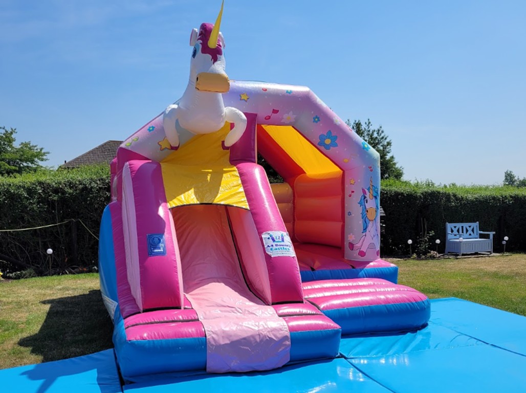 Hire this Unicorn Combo Bouncy Castle